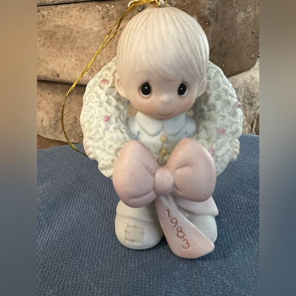Precious Moments Other - Vintage 1983 Precious Moments Surround Us With Joy Christmas ornament